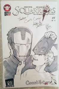 Sketch cover Ashley drew for me and my dad!