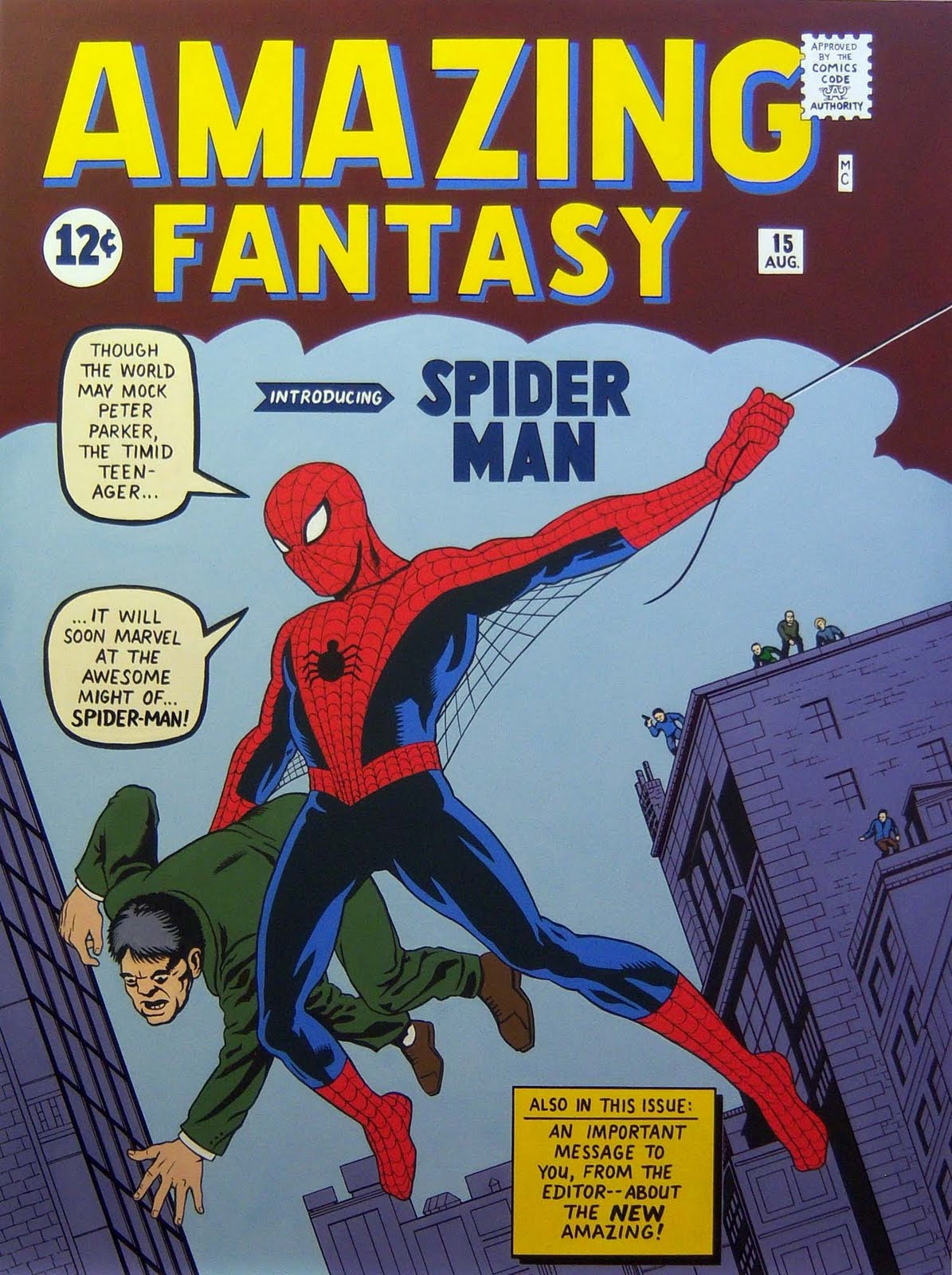The Mystery behind the Cover of Amazing Fantasy #15 – Carl's Comix